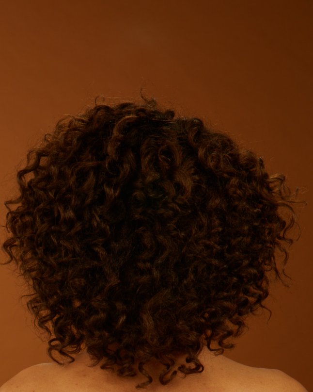 After Daily Dose: coily hair, back of head