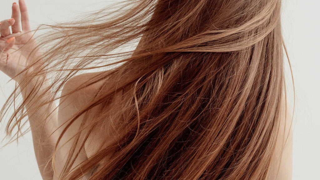 woman with straight dirty blonde hair