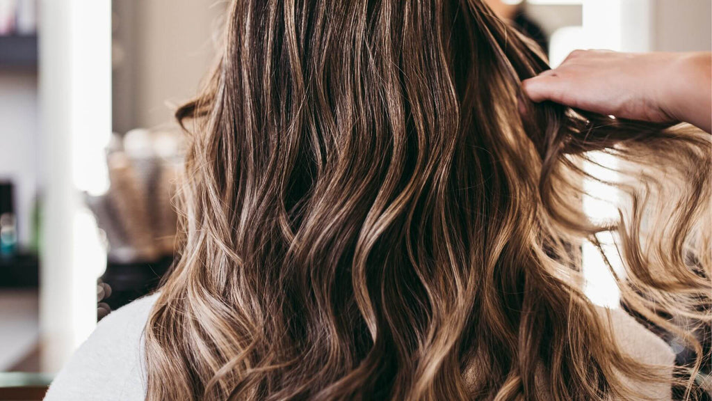 woman with brown curly hair