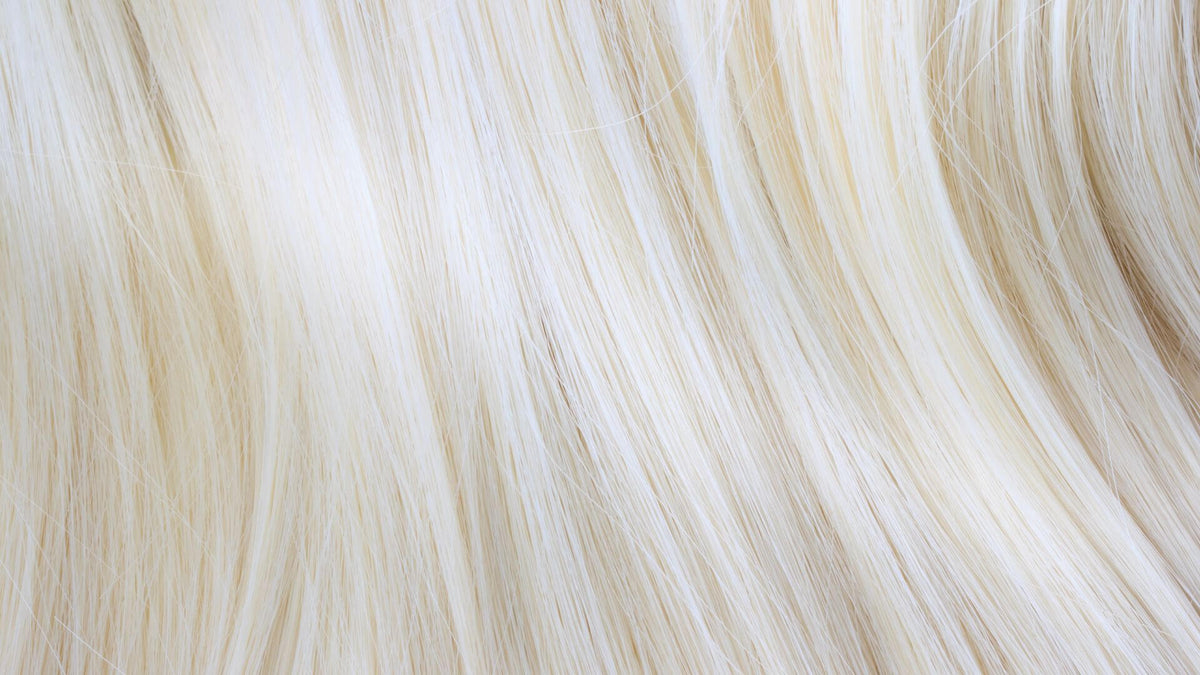 platinum blonde straight hair