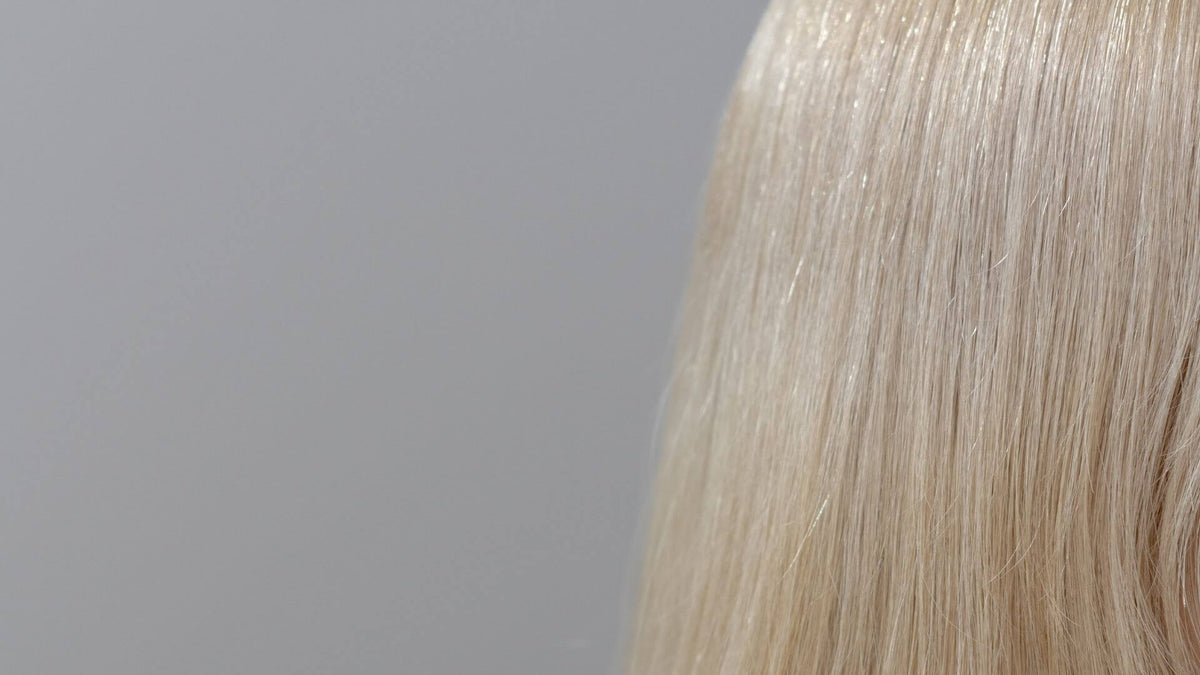 platinum blonde hair