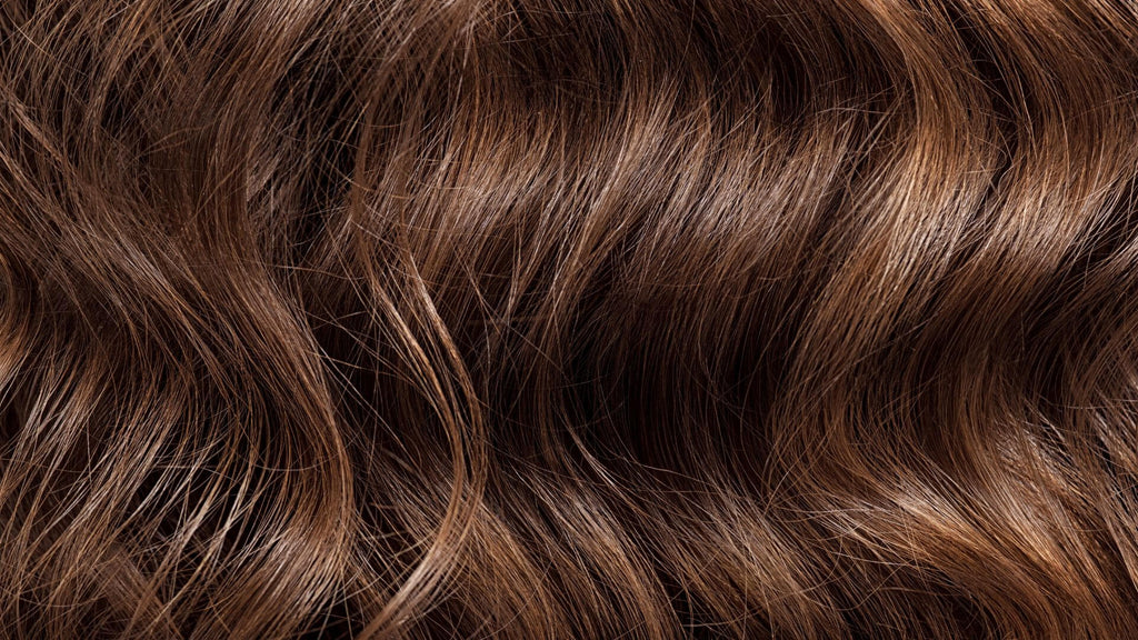 wavy brunette hair