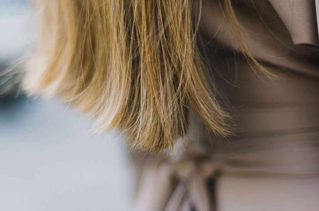 blonde hair straight