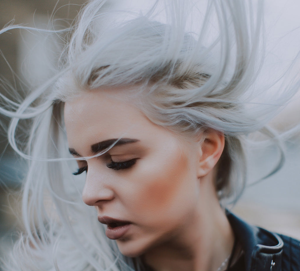 colored hair woman 