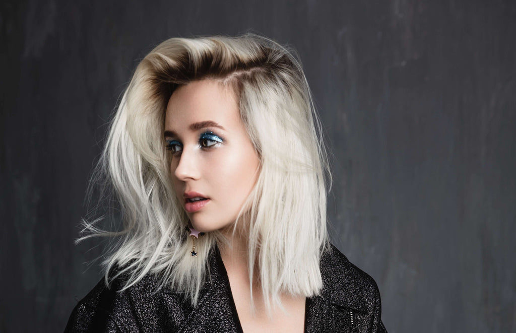 blonde hair