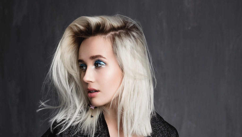 blonde hair woman