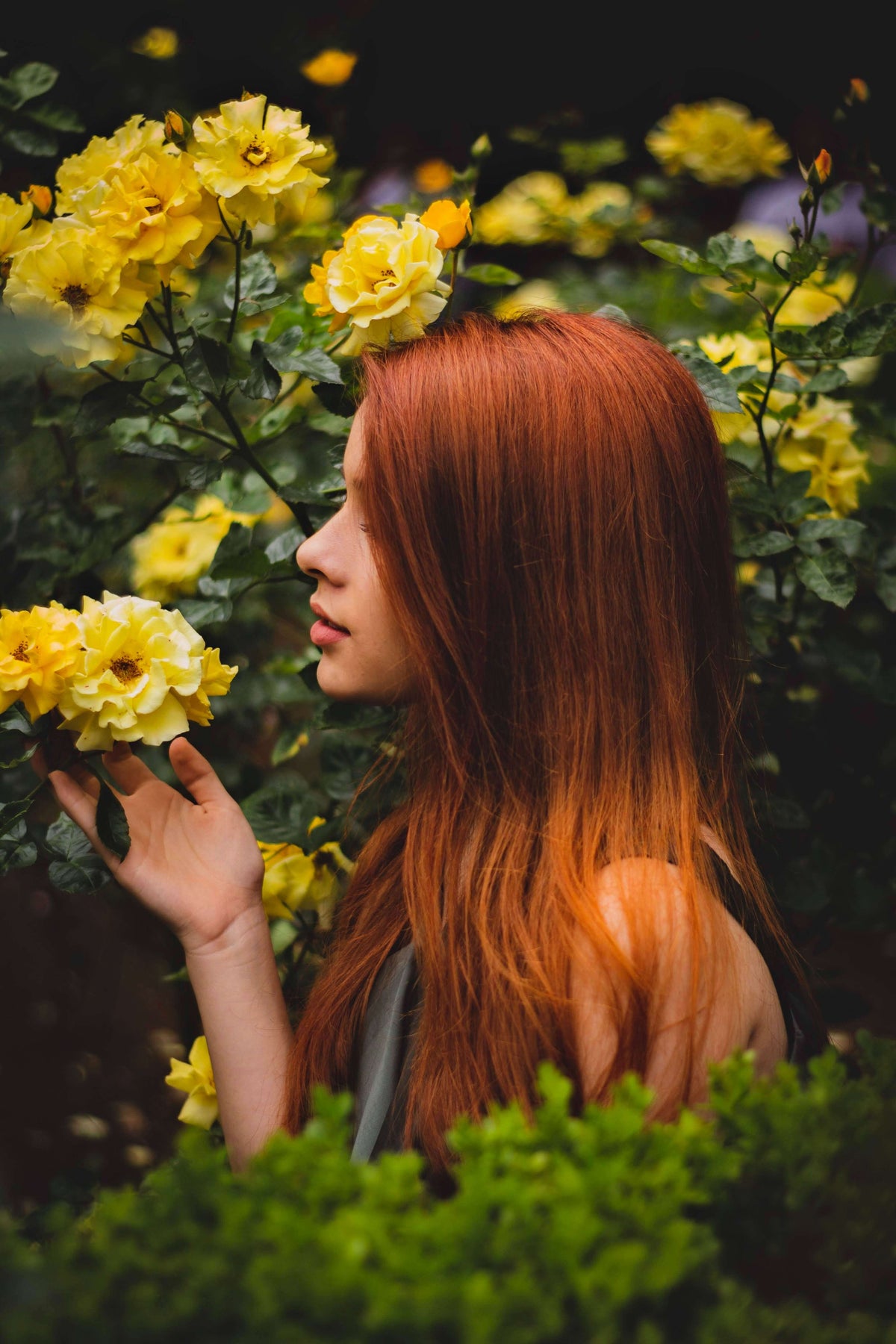 red hair woman