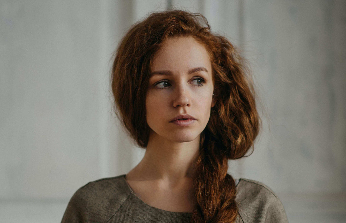 coarse red hair braid