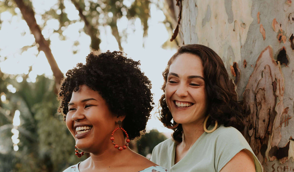 women with different hair types
