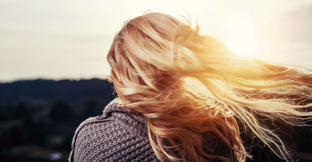 wavy hair sun image