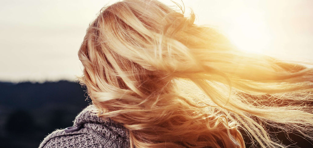 blonde hair