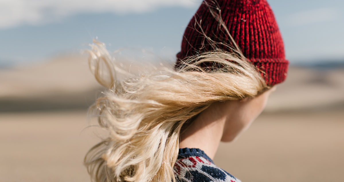 blonde hair woman