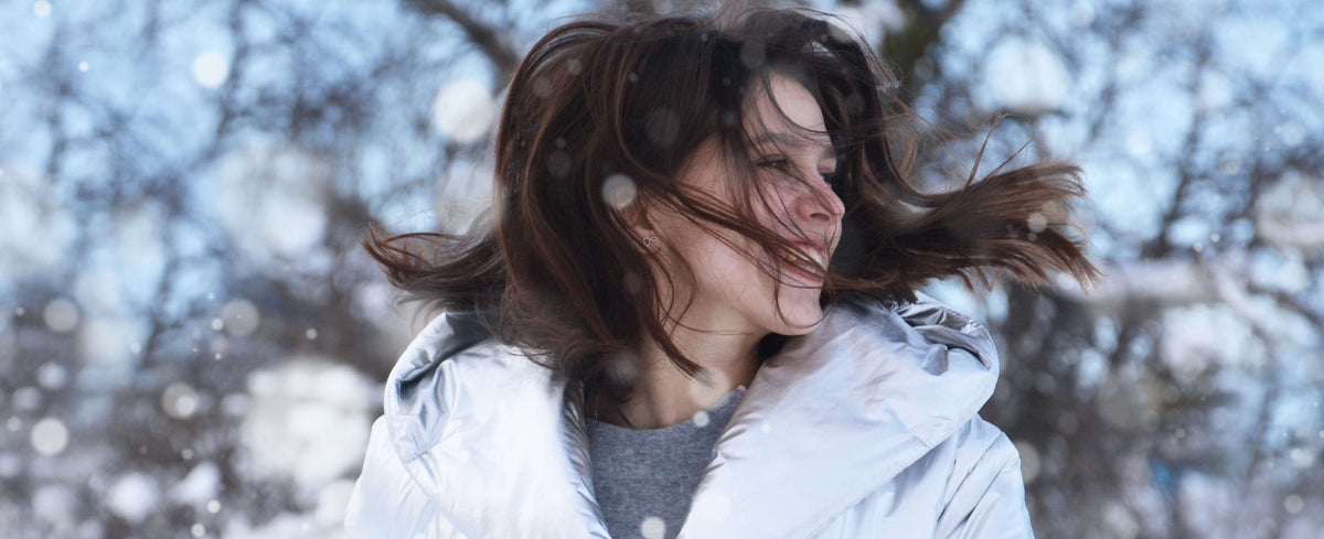 wild hair in snow