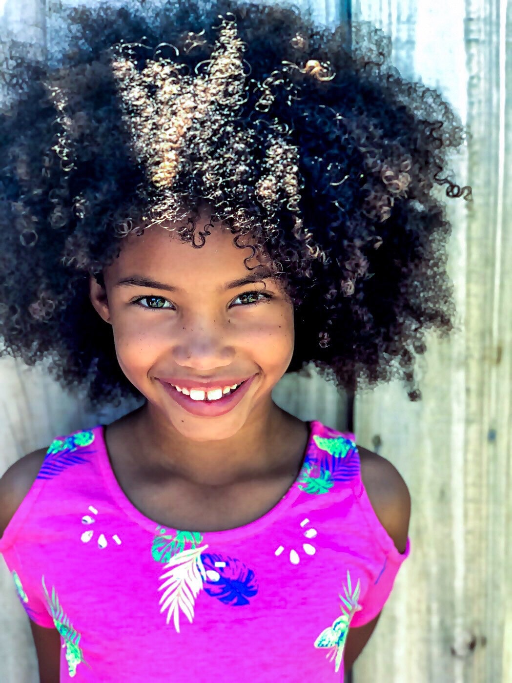 curly hair child 