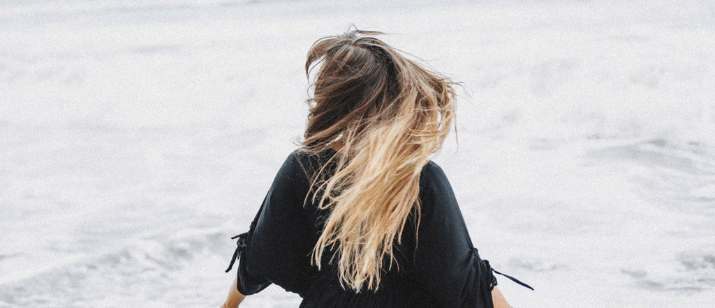 wet hair woman