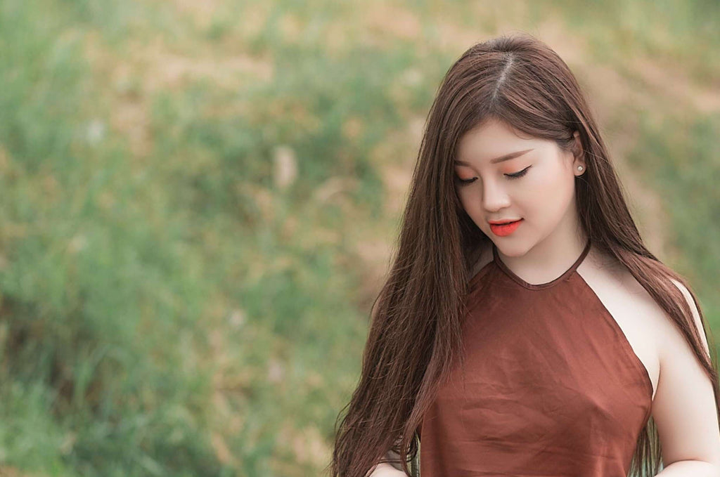 long hair woman