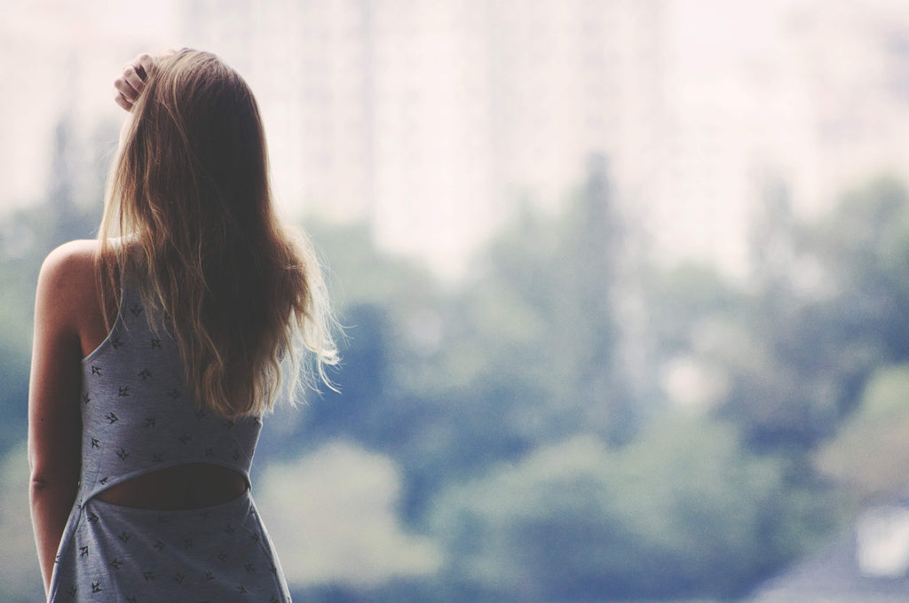 woman with soft hair